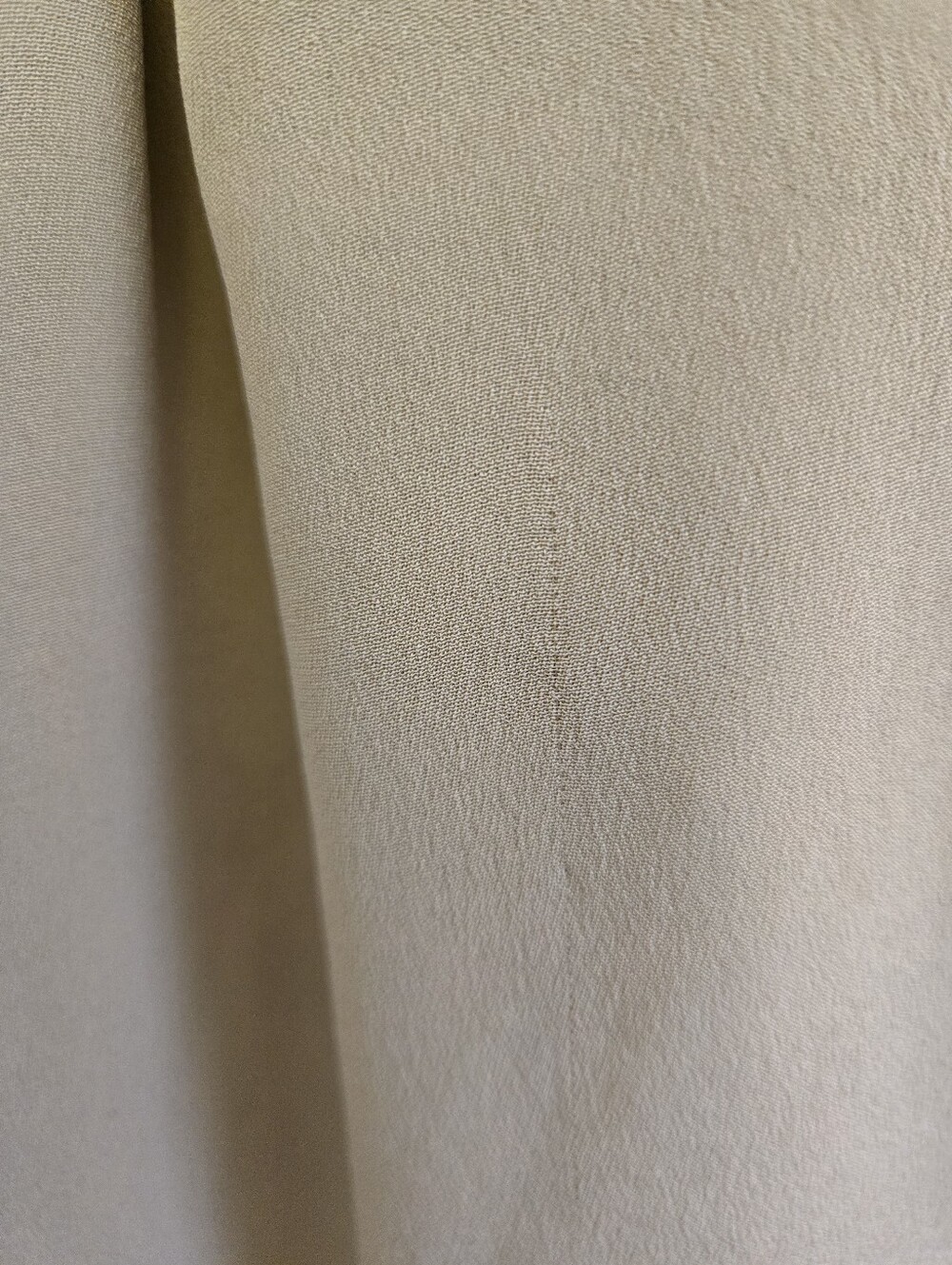 3/$30 Vintage High-Waist Silk Beige Trousers Size S/M - Picture 6 of 11